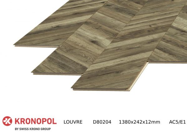 sàn gỗ vân xương cá Kronopol Aqua Louvre D80204