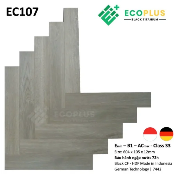 Sàn gỗ cốt đen Ecoplus EC107