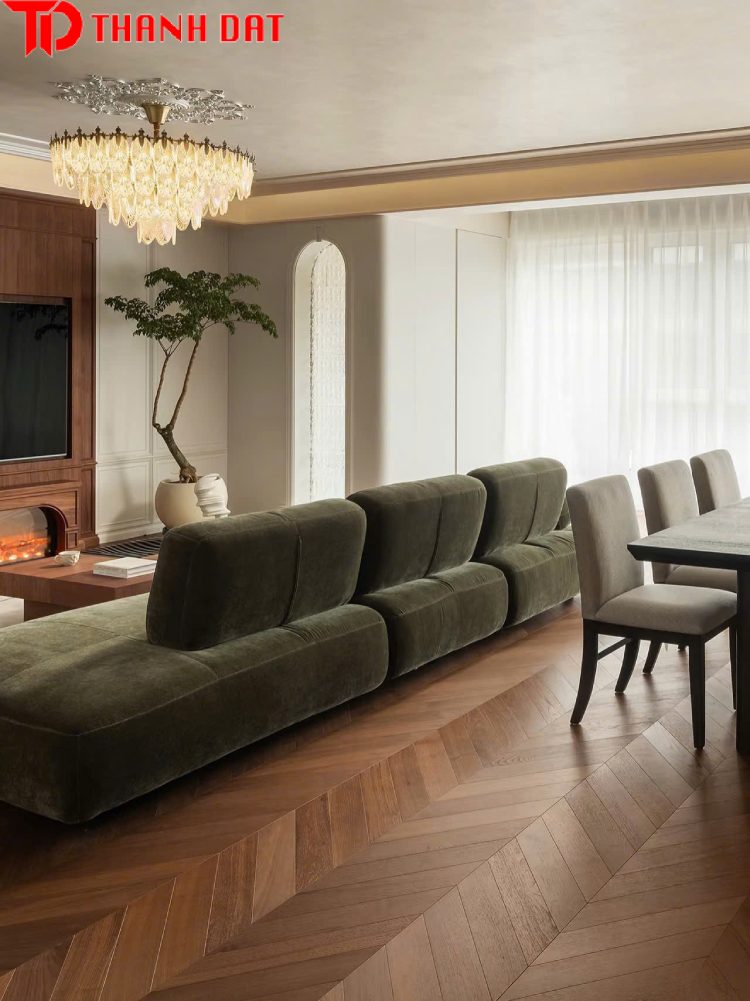 Sàn gỗ lát xương cá Chevron