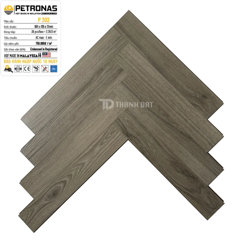 Sàn gỗ xương cá Petronas P302