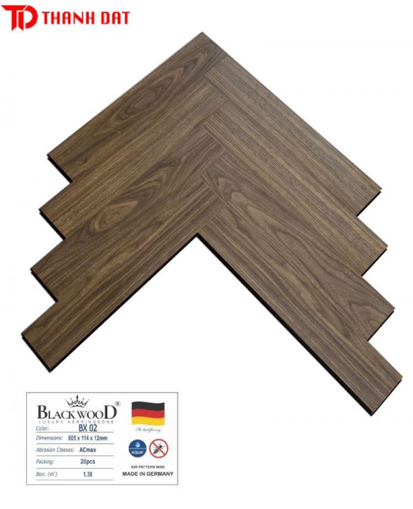 Sàn gỗ cốt đen Black Wood BX 02