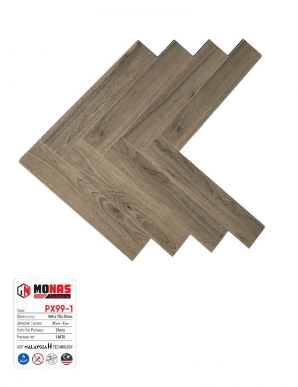 Sàn gỗ Monas xương cá PX99-1