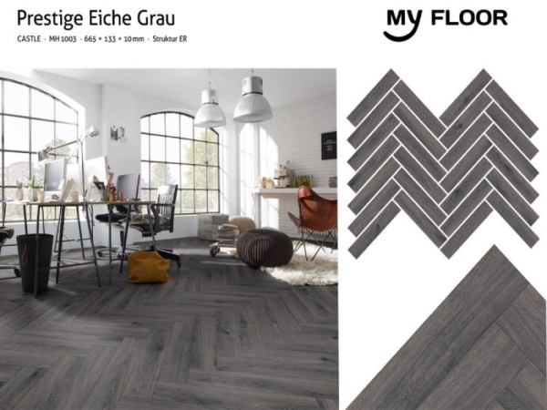 Sàn gỗ xương cá My Floor MH1003