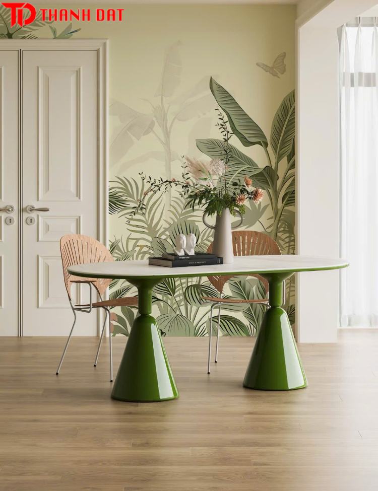 Mẫu sàn gỗ công nghiệp đẹp trong phong cách Tropical
