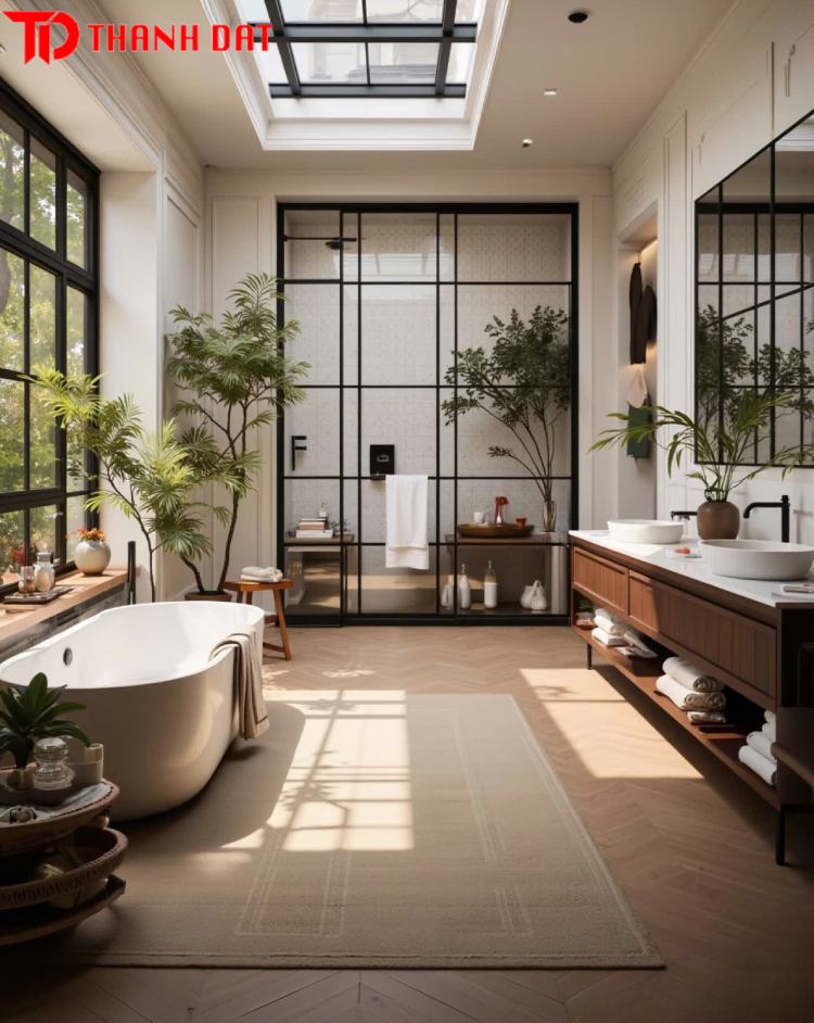 Cây xanh là chi tiết không thể thiếu trong phong cách tropical