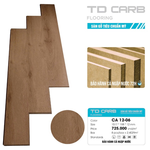 Sàn gỗ TD Carb CA12-06
