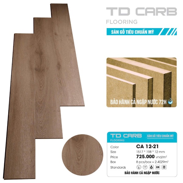Sàn gỗ TD Carb CA 12-21