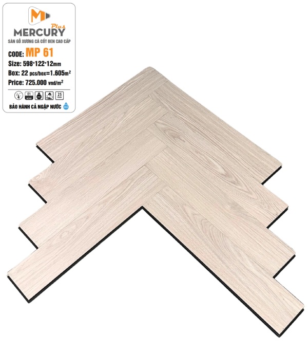 Sàn gỗ xương cá Mercury MP61