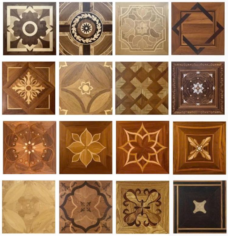 Map sàn gỗ họa tiết